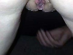 Cum filled pussy dildo fucked and creampie