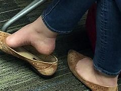 Candid dangle tan flats