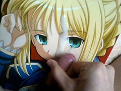 Cum on saber (Saber tribute)