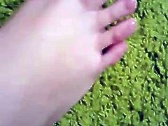 BBW puffy toe play