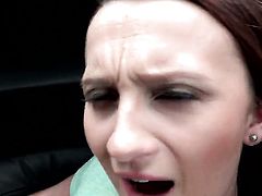 Sadie Leigh screams from endless orgasms after taking guys hard pole in her love box