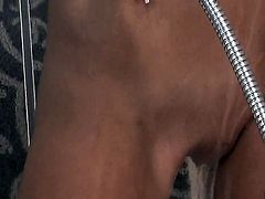 Solo girl is rubbing her clit