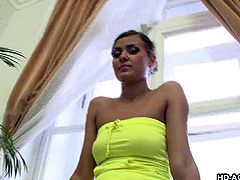 Mary is a dirty bitch and she is always ready to suck big cocks. Nothing satisfies her except a big long dick in her mouth. When she is in full horny mood, she begs for it and moans really loud, watch this video to believe. Don't miss!