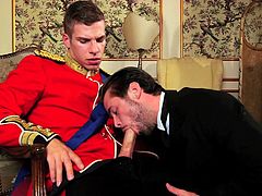 Prince Paul is very stressed out before an important meeting. He receives help and much more from someone he never thought about: a man! He is a married prince, no one can find out....Watch and see how he enjoys his new guilty pleasure!