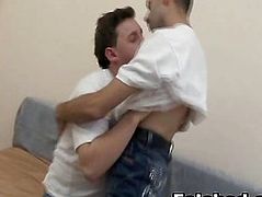 Very Concupiscent Homosexual Love 10-Pounder Engulfing And Felching