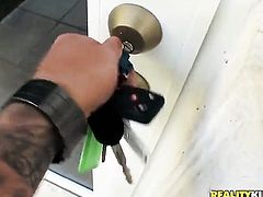 Piercings Josh has a good time eating guys ram rod