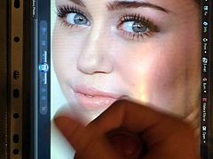Miley Cyrus Cum Tribute 5