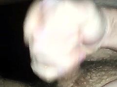 Cumming with new massager in