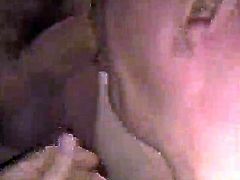 Sucking cock with deepthroat and CIM and swallow