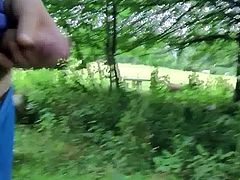Wank in the park