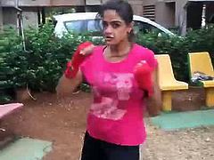 Cute Desi Boxing 2 Non Nude