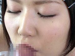 Armpit fetish lovers shouldn't miss this video. Her naughty boyfriend cleaned and licked Nanami Endo's hairy armpits and she seduced him, by wearing titillating costume. She got on to her knees and tasted his cock. He got out of control and...
