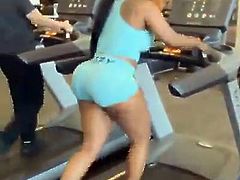 Big booty working out