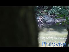 PHILAVISE- Nature Girl Alice Green runs into a big cock