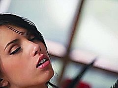 Hot brunette Callie Cyprus passion sex