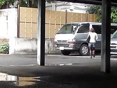 Asians void urine out puddles