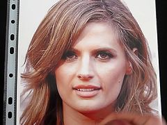 Cum tribute to Stana Katic