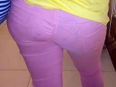 Transparent see through jeggings 54