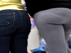 Wide hipped ghetto candid ass in walmart