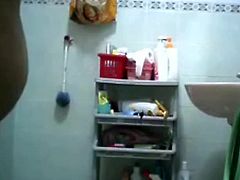 Singapore voyeur showering