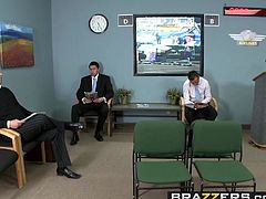 Brazzers - Big Tits In Uniform -  The One Mile High Club sce