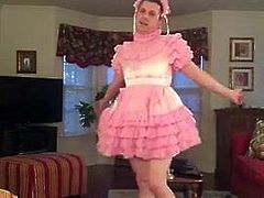 Diaper Love diaperfag waddlebottom Sissy gets a new dress!!.