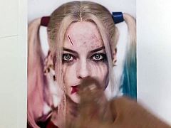 Cum Tribute - Margot Robbie 2