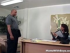 MomsWithBoys Mature Office Fuck With Vanessa Videl