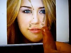 Creaming Miley Cyrus