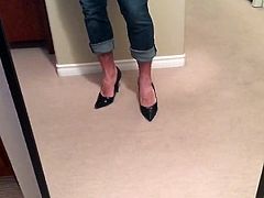 Heels and jeans