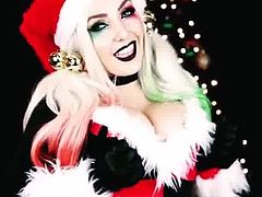 Jessica Nigri - Harley Quinn Christmas 2017