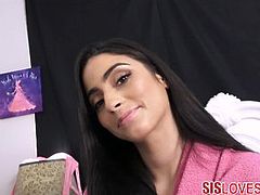 My Sexy Teen Latina Stepsister Jasmine Vega Needed Money So I Fucked Her