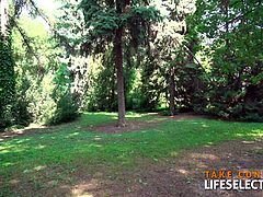 Fucking in the outdoors is always fantastic! Cecilia Scott likes to get it rough too in the open... especially getting it hard in the ASS...