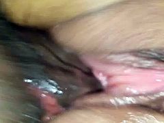 Clouse up of a white housewife fucked hard by BBC