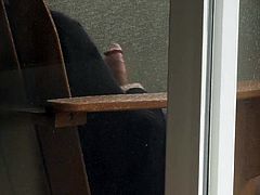 Friend Caught Jerking Off On Balcony