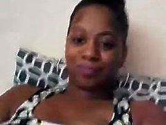 black sexy girl doing selfies.mp40b