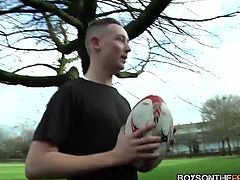 Olly Tayler gets smashed by two big rods