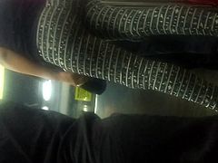 Doble culo en el Metro de Santiago