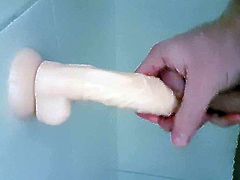 Wanking my dick with cumshot