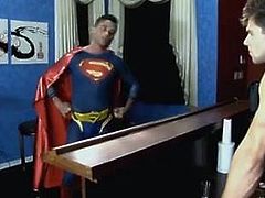 superman suck a man