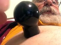 Nipples with black suckers