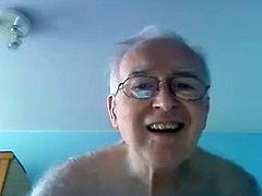 grandpa show on webcam