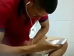 Banheiro WC punheta do leke