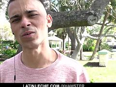 LatinLeche - Broke Latin stud sucks and fucks a stranger