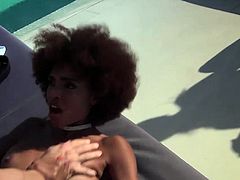 Luna Corazon and Kiki Cyrus anal threeway sex outdoors
