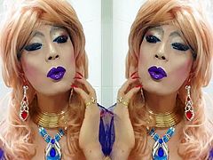 sissy niclo sexy makeup & smoking5