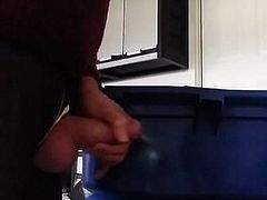 Jacking off in the garage