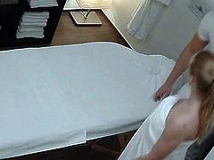 Busty Married Teacher gets Massage of Her Life