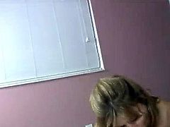 Teen And Milf Take Turns In Super Blowjob Fun