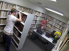 College Freshmen Fuck In The Library